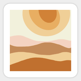 Abstract Landscape Sticker